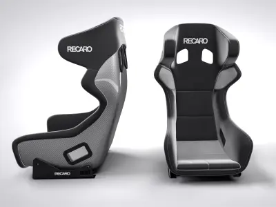 RECARO PRO RACER 3D Model Low-poly 3D model