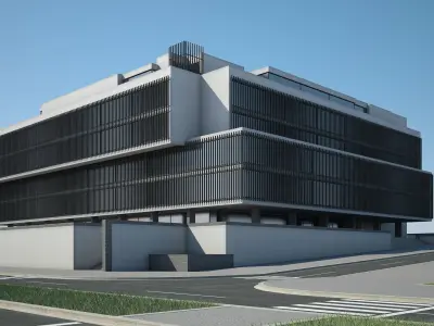 Office Building 01 3D model