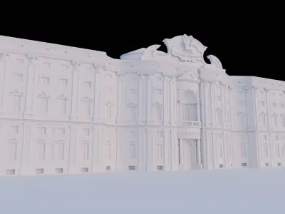 Palazzo Carignano - High-Quality 3D model