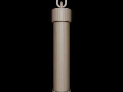 Chained Kunai 3D model