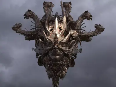 Baroque Cult Mask   3D model