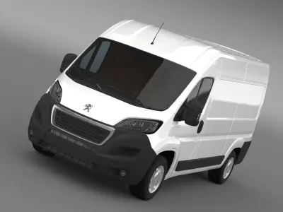 Peugeot Boxer Van L2H2 2017 3D model