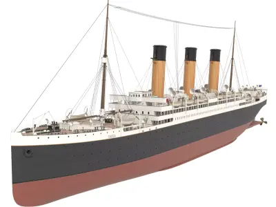 Steam Liner 3D model