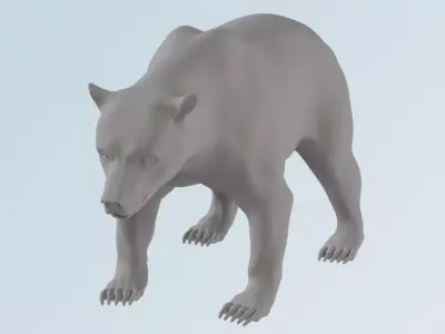 Bear - grizzly 3D model