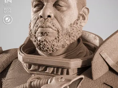 STAR WARS Saw Gerrera Portrait Bust 3D print model purchase