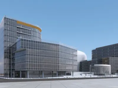 Warriors Arena Stadium Low-poly 3D model