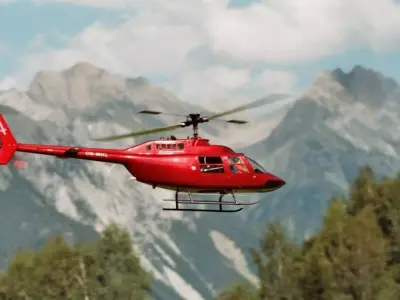 JetRanger III 3D model