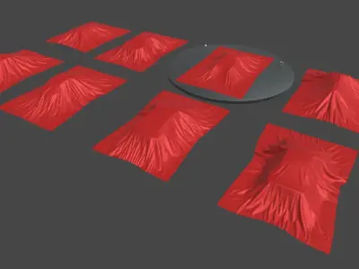 Car Motorbike Presentation Sheet Pack 3D model