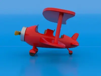 plane toy 3D model