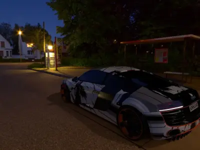 Audi R8 V10 Free 3D model