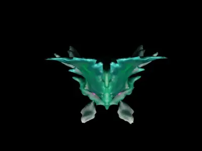 Sea Rabbit fantasy creature Free low-poly 3D model