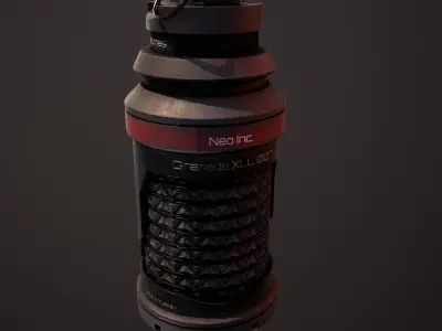 Grenade star wars helmet 3D model