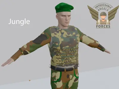 Commando 3D model