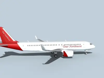 Bombardier CS100 Tour Northwest 3D model