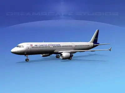 Airbus A321 Air Charter Intl 1 3D model