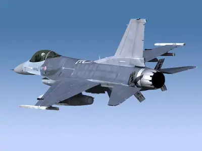 F-16 General Dynamics 3D model