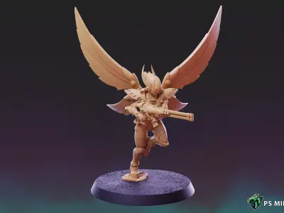 Galaxy Elves - Male Vengeful Wasps Pose 1 3D print model