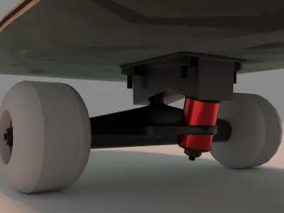 Arcane Ekko Skateboard Skate  3D model