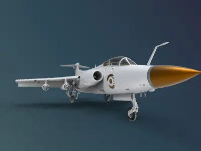 Blackburn Buccaneer S 1 3D model