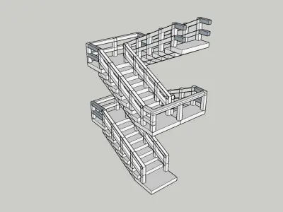 Staircase 3D print model buy