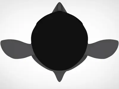 Emperor Penguin Low-poly 3D model