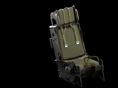 Pilot Ejection Seat 3D model