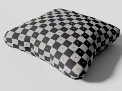 Pillow Pack with Textures Free 3D model