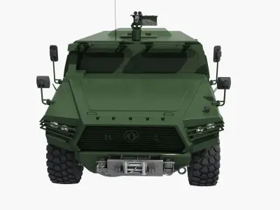 Chinese military vehicle 1 3D model