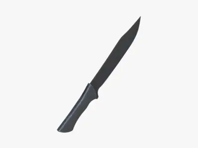 Machete knife Free low-poly 3D model