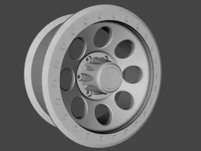 WHEEL BASED ALLIED RATTLER BEADLOCKS 3D model