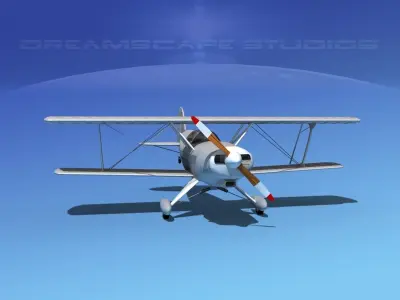 Acro Sport II Bare Metal 3D model