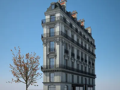Old Building XV 3D model