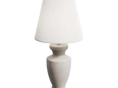  Eno Ceramic Arrius Nordic Shade Lamp Model, White 