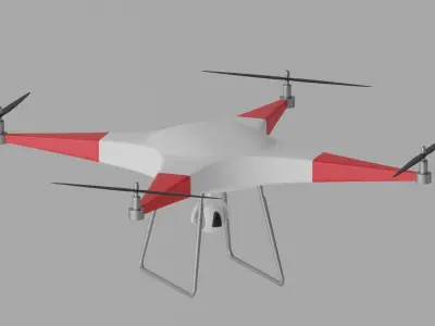 Cartoon Drone  3D model