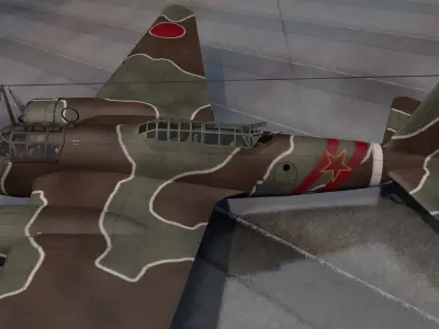 Mitsubishi Ki-21-1A Sally 3D model