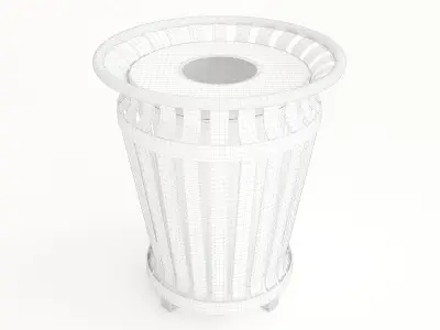 Trash can 10 3D model