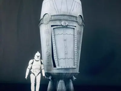 Class-6 Escape Pod 3D print model