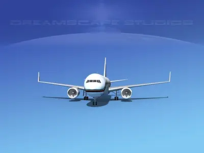 Boeing 767-300 Air Zimbabwe 3D model