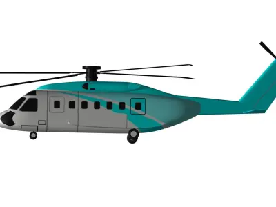 Sikorsky S-92 3D model