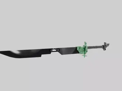 SWORD MODEL GAME READY ASSET Low-poly 3D model