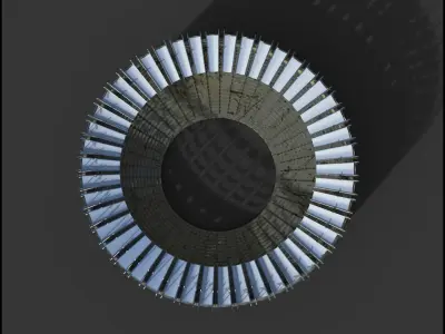 Gladiator Arena Low-poly 3D model