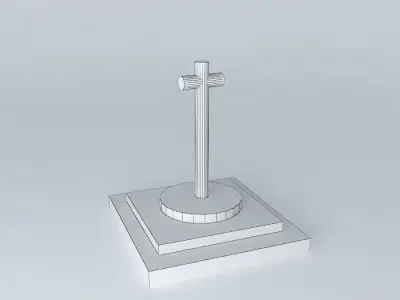 The cross of Christ Free 3D model