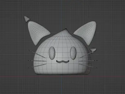 slime cat  3D model
