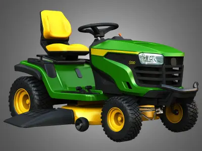 S130 Lawn Tractor 3D model