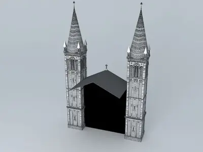 Church london cathedral 3D model
