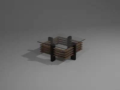 Modern Coffee Table Free 3D model get