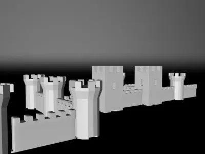 Articulated Castle 3D print model