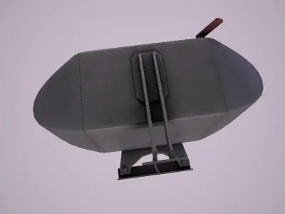 Helicopter Flares Dispenser Low-poly 3D model
