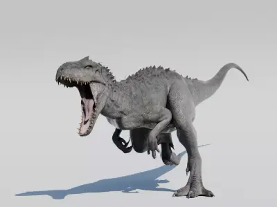 Indominus Rex Movie Accurate Blender Rig 3D model