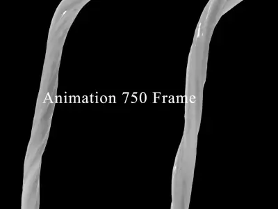 Pouring water SlowMotion v02 3D model